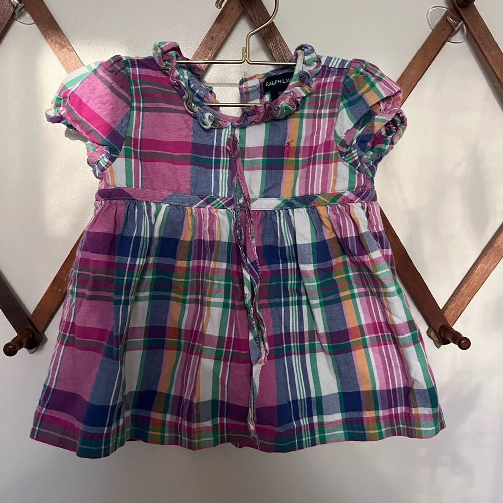 Ralph Lauren Plaid Baby Dress